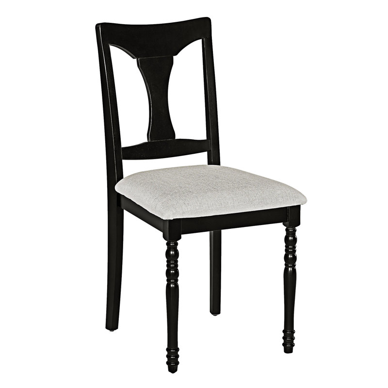 Ensemble de 6 chaises de salle à manger en bois, Noir