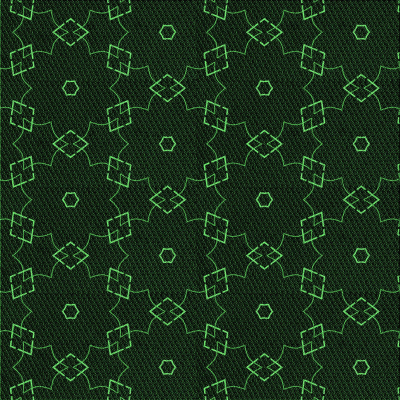 Tapis vert tissé à la machine, Carré 4 pi