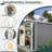 10x10 Ft Outdoor Shed, Metal With Advanced Corrosion Resistance, Lockable Doors, Ventilation - Grey For Garden Galvanized Steel, Durability Patio-118124184-118124185