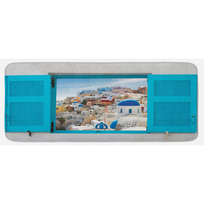 Eclectic Polyester Kitchen Mat