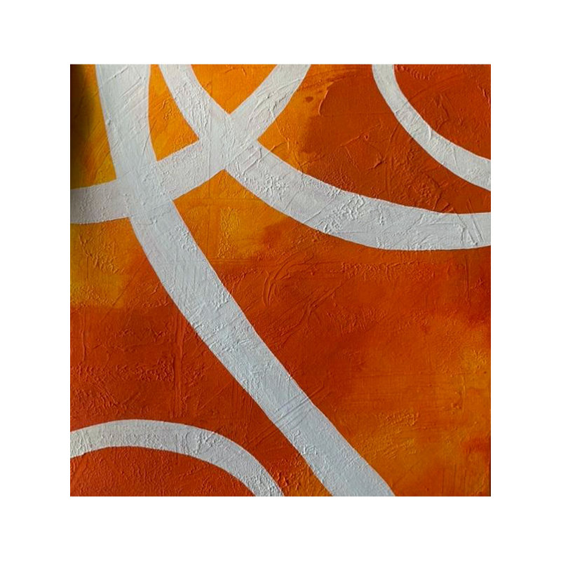 Motif abstrait rétro | «Mixed Media On Box» par Rashi Jain