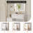 Makeup Vanity Desk with Mirror and Lights - 36" Vanity Table Set with 4 Drawers, Power Outlet, USB Ports, Stool, Dressing Table with 3 Lighting Color Adjustable Storage Shelves for Bedroom, Women-900075793
