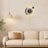 Metal Wall Clock With LED Light-1290585614