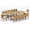 Arbor Outdoor 13 - Piece Teak Dining Set