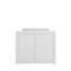Lit plateforme simple en bois multifonctionnel avec bureau et tablette de rangement au bout du lit, lit gigogne intégré et 3 tiroirs-526349824