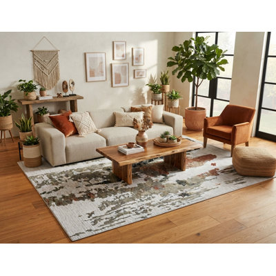 Tapis en laine et viscose Jayanah