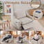 Fauteuil inclinable électrique sans gravité, canapé inclinable Cloud avec ports USB et Type-C - beige-486102973-486102974