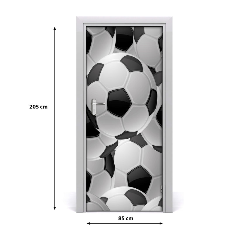 Football Adhesive Door Decal