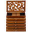 Wood Jewellery Box + Drawers