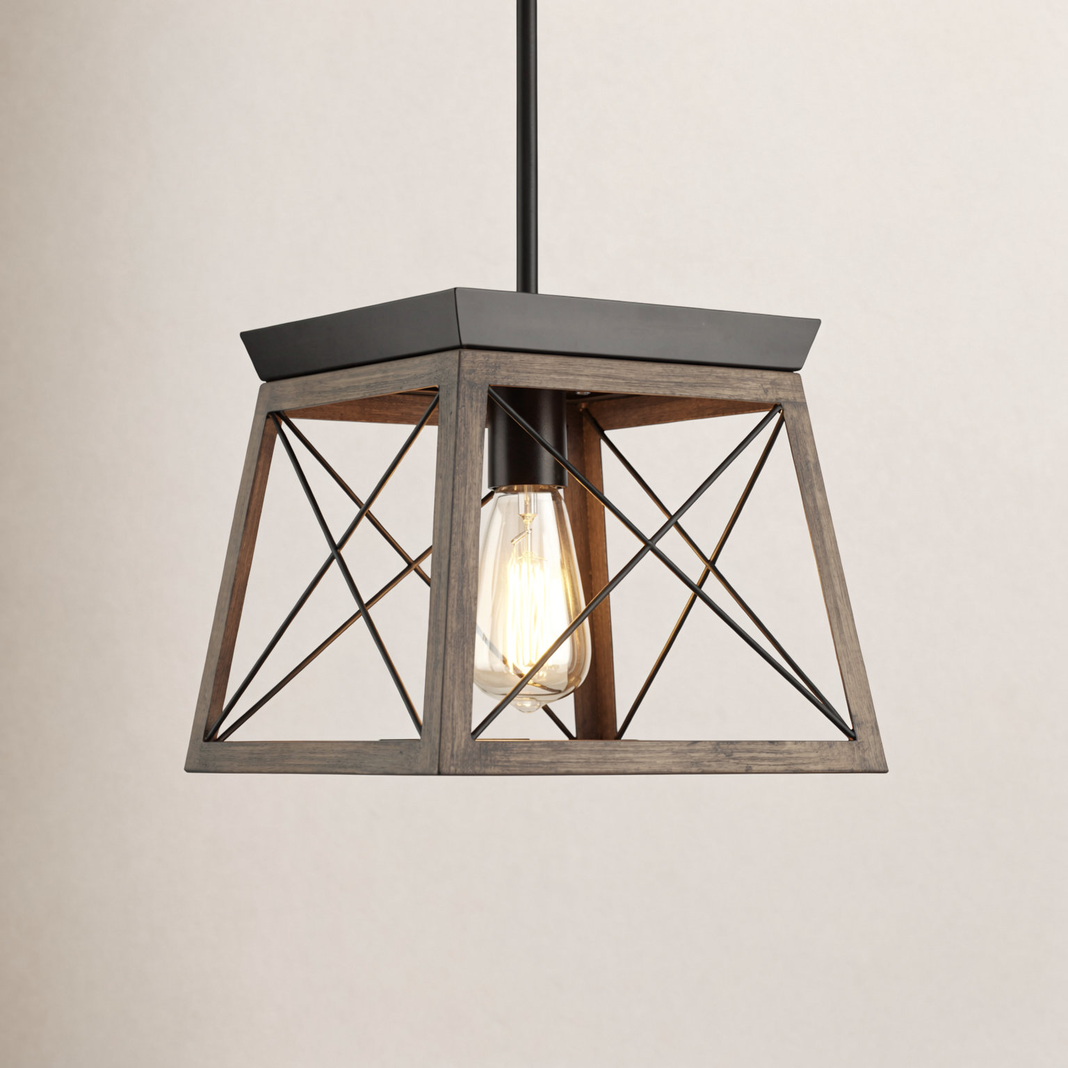 Soleil Single Light Dimmable Pendant, Antique Bronze