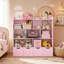 Rangement pour enfants 52,4 po avec 4 tiroirs roulants-1487472070