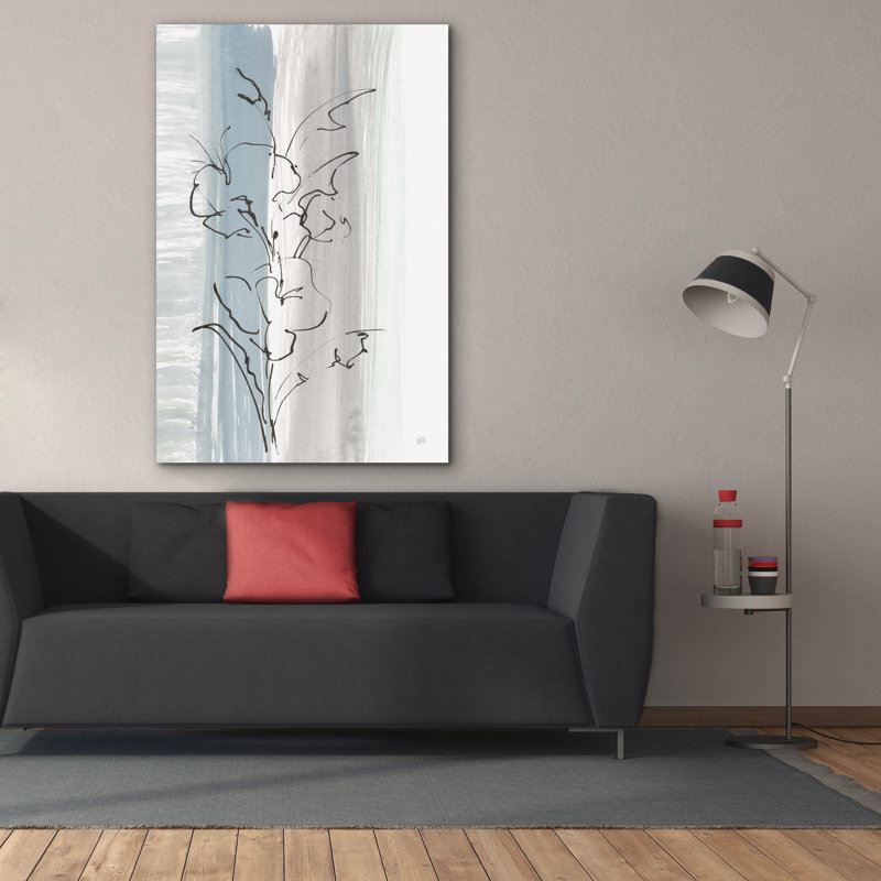 Toile épique Graffiti «Laidback Flowers 2» par Chris Paschke, 40 po x 60 po