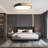 Wood LED Flush Mount