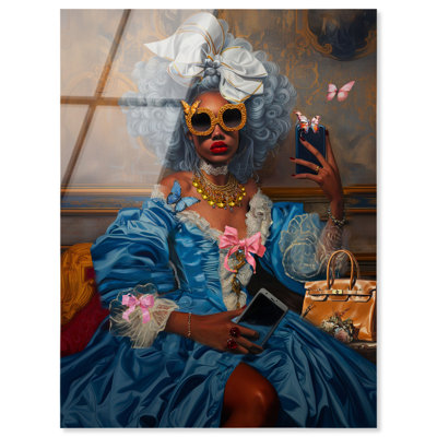 French Empress Issa Canvas People Print by Oliver Gal