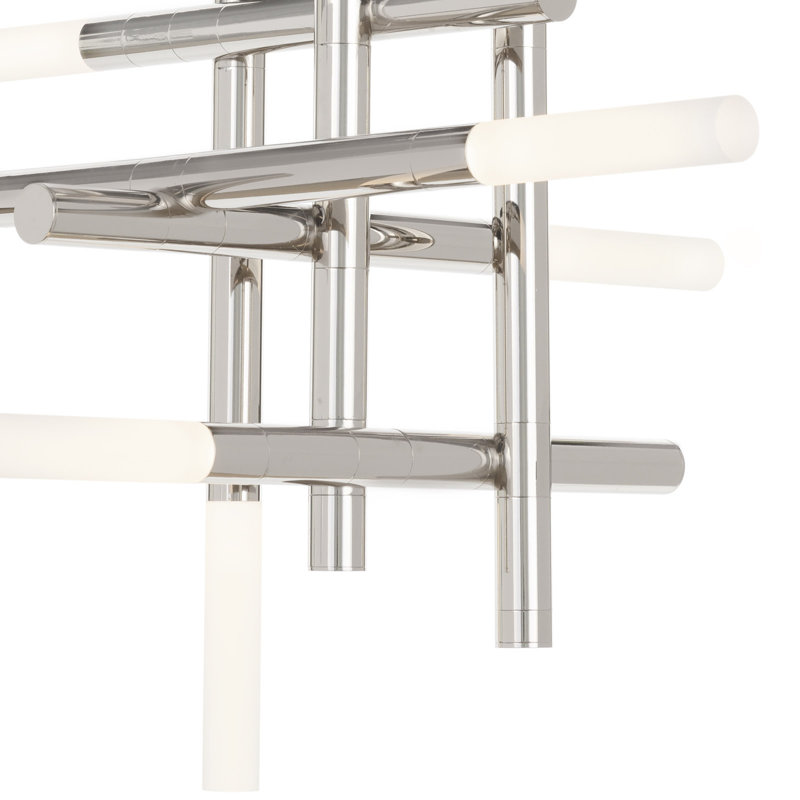 Cass Chandelier, Polished Nickel