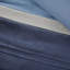 Édredon 7 pièces bleu marine en microsuède, 1 microsuède décoratif, 1 taie décorative, 2 taies décoratives, jupe de lit-119106060
