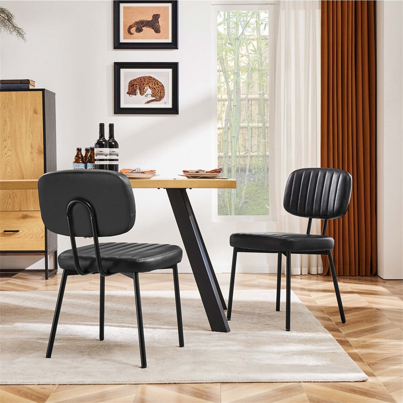 Chaise d'appoint avec structure en acier, revêtement en tissu d'ameublement