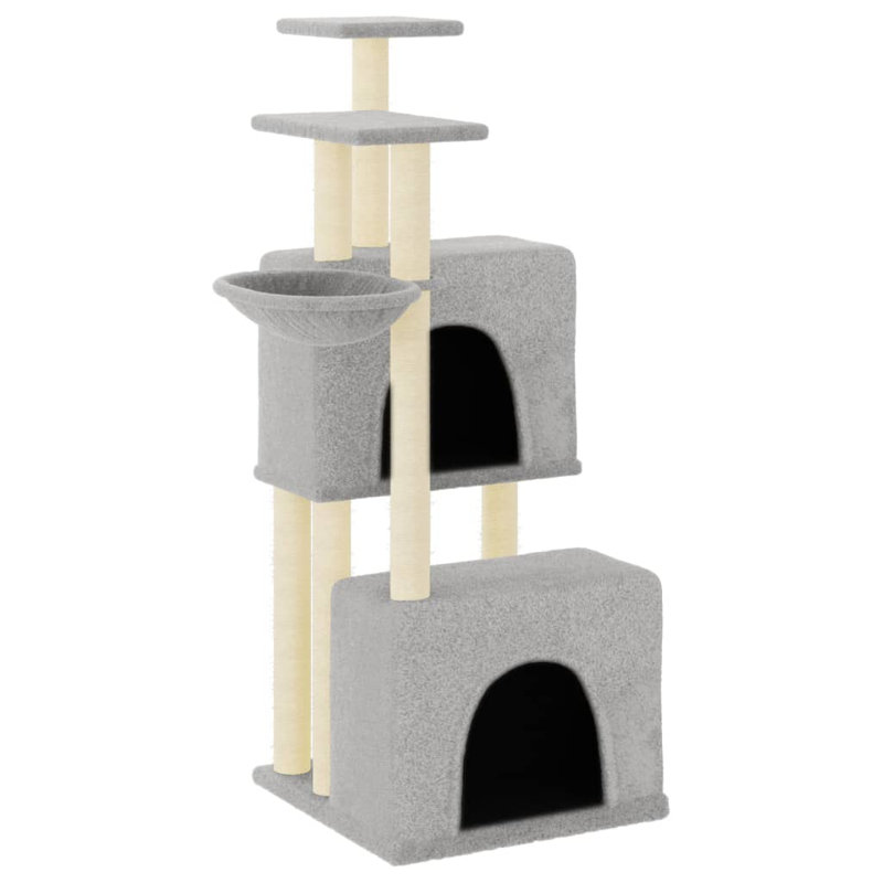 122cm H Cat Tree, Light Grey
