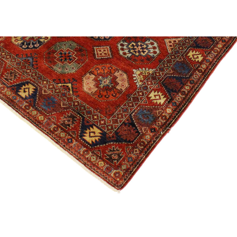 Aarav One-of-a-Kind 4'10" x 6'4" 1960s Area Rug in Rust