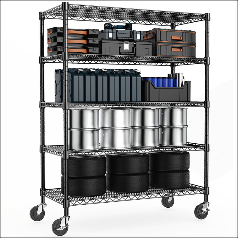 Rayonnage industriel en métal à 5 niveaux pour des solutions de rangement polyvalentes