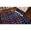 Tapis géométrique bleu / rouge-53918583