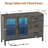 Kyzier 45.27'' Coffee Wine Bar Cabinet with LED Light, Sideboard With 3 Drawers-64623904