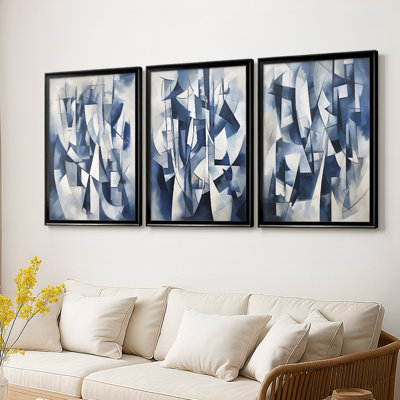 NAUTICAL Series CDxxi - Toile tendue avec châssis sur mesure - 3 pièces