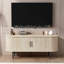 Meuble télé, console télé 47 po avec compartiment de rangement et porte coulissante-129448506