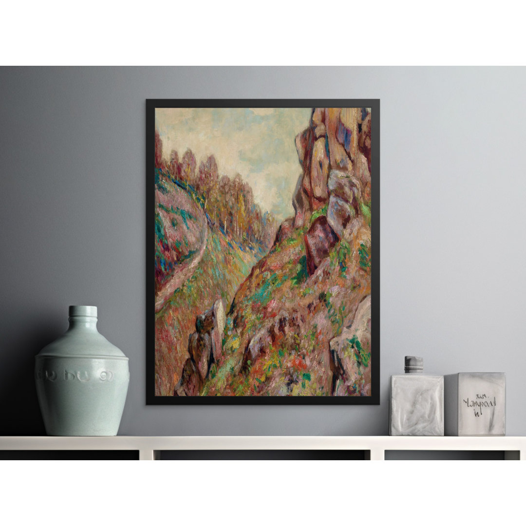 19th Century Style Black Framed Poster