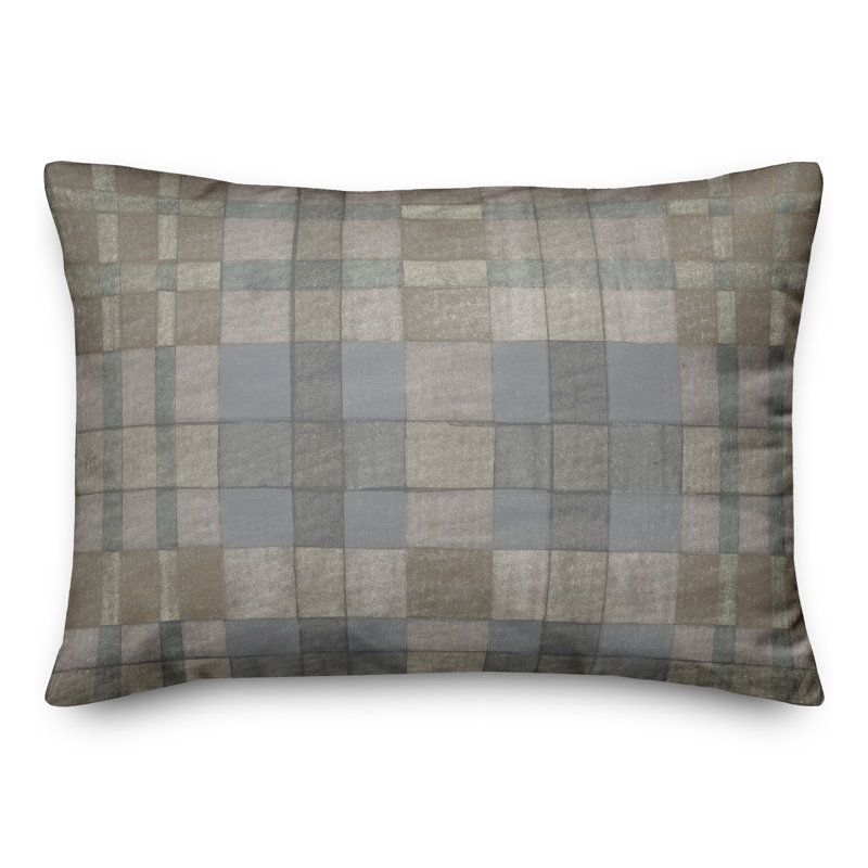 Plaid Throw Pillow