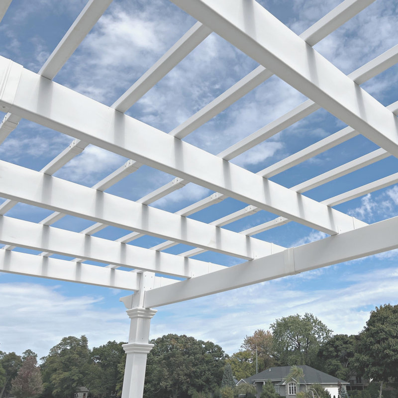 Pergola en vinyle l 16 X P 12 pi Copiague