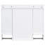 Rangement mural pour salle de bain et armoire spacieuse avec finition fonctionnelle de 35 po x 28 po