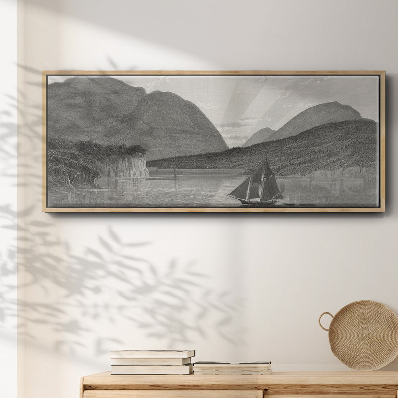 Mont Desert, côte du Maine - toile encadrée, H 24 po x l 60 po
