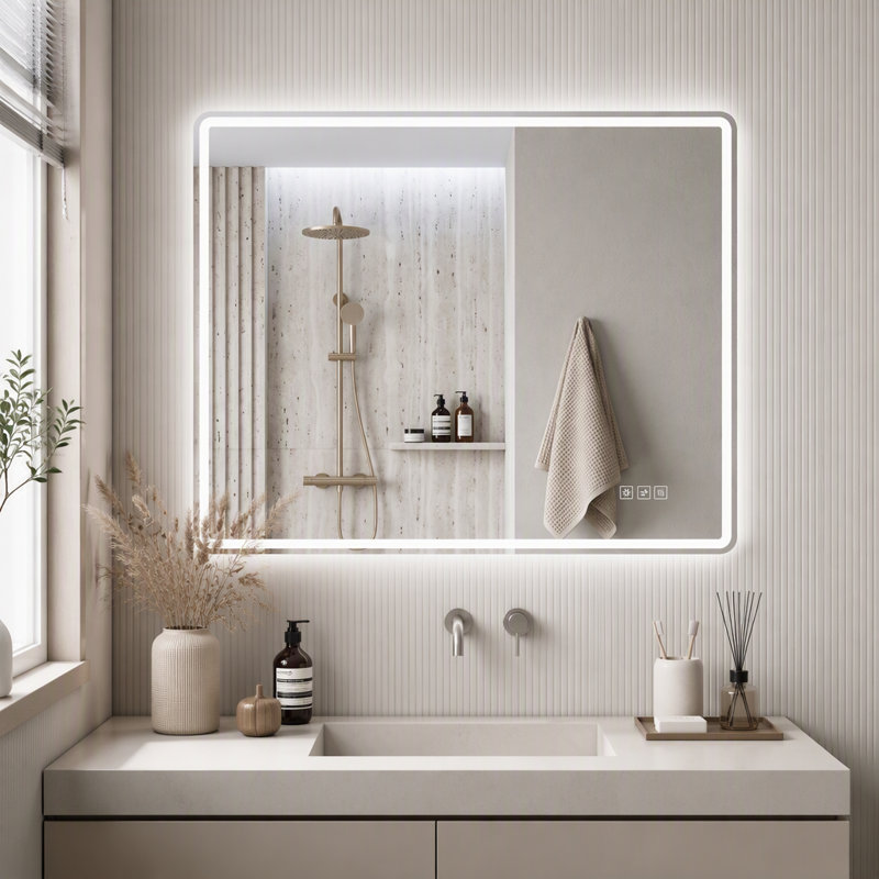 Miroir de salle de bain 24 po x H 32 po
