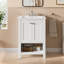 Ensemble de meuble-lavabo simple 24 po avec comptoir en céramique Monolithe, assemblage requis