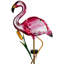 Metal Birds Garden Stake