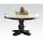 Kyeann 7-ps Casual Dining Table Set Include 1 Dining Table, 6 Side Chairs, 7-person Marble Dining Set