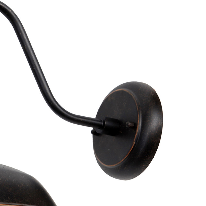 Luminaire de grange d'extérieur 15 po Ellesef, Bronze huilé