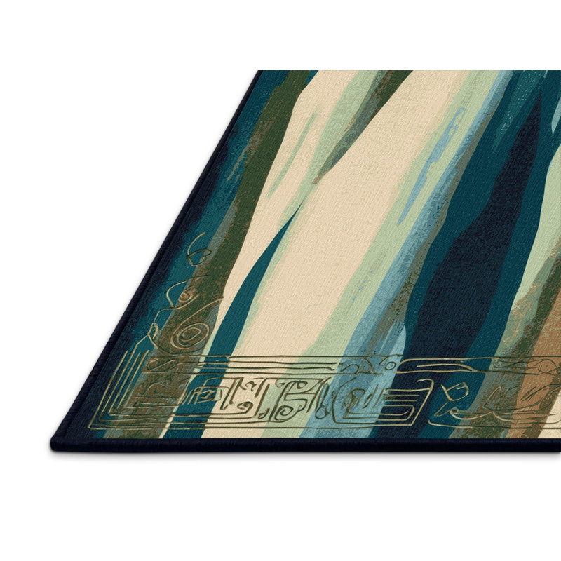 Aurora Whispers Rug, Rectangle 3' x 5'