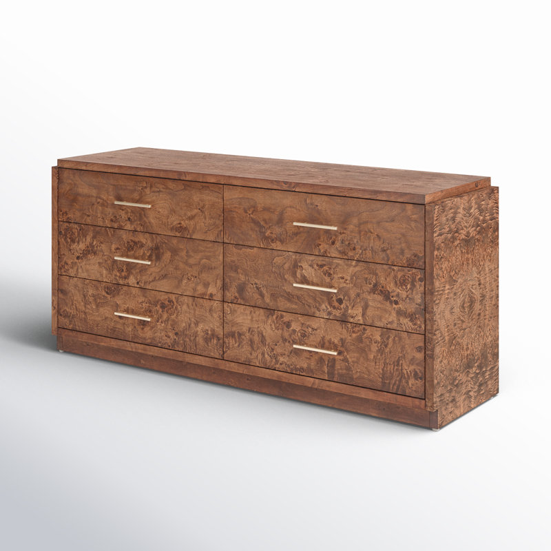 Kingston 68'' W 6 - Drawer Dresser, Brown