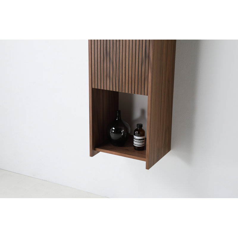 Vivt 13" Wall-Mounted Side Cabinet, Left