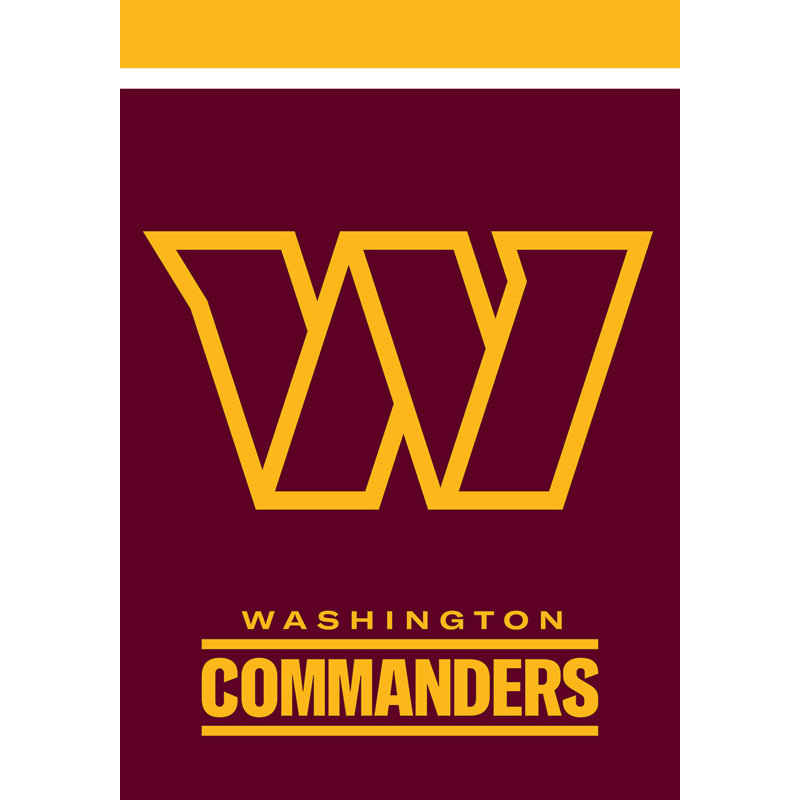 Washington Commanders NFL Licensed Garden Flag, Commanders de Washington