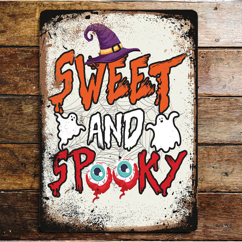Halloween Sweet and Spooky Wall Décor, 80cm H x 60cm W