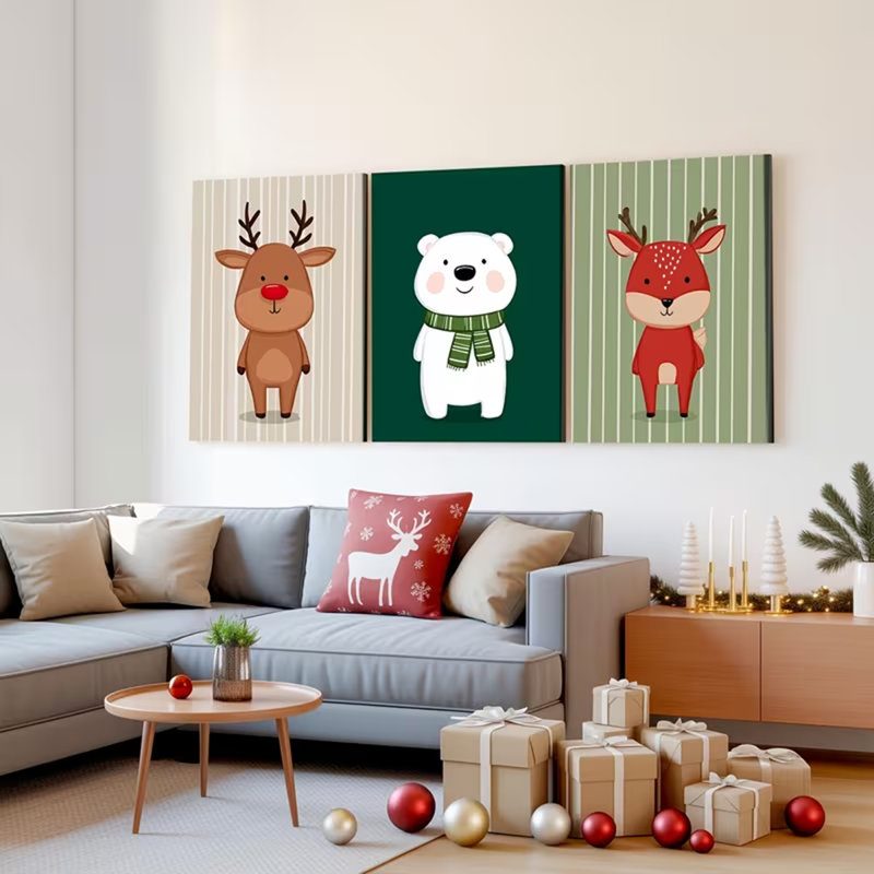 3 Piece Wrapped Canvas Print