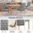 Amdad Tufted Upholstered Fabric Dining Chair with Arms-2077903807-2116762405-2134416179