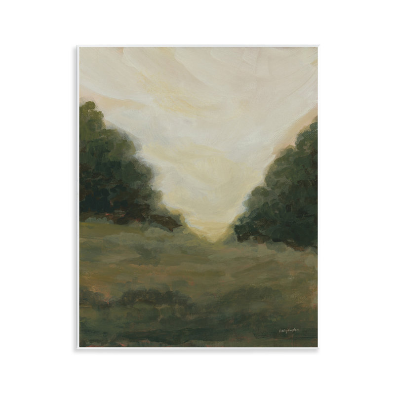 «Serene Green Field View», art mural par Haley Knighten