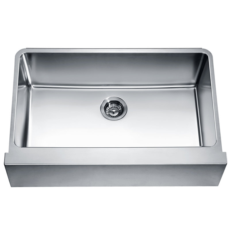 33" L x 20.75" W Big Single Bowl Stainless Steel Undermount Kitchen Sink