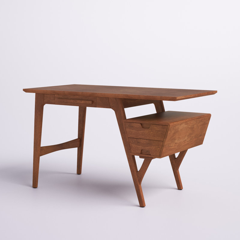 Bureau en bois massif Lana