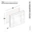 Recessed Frameless 3 Doors Medicine Cabinet with Adjustable Shelves