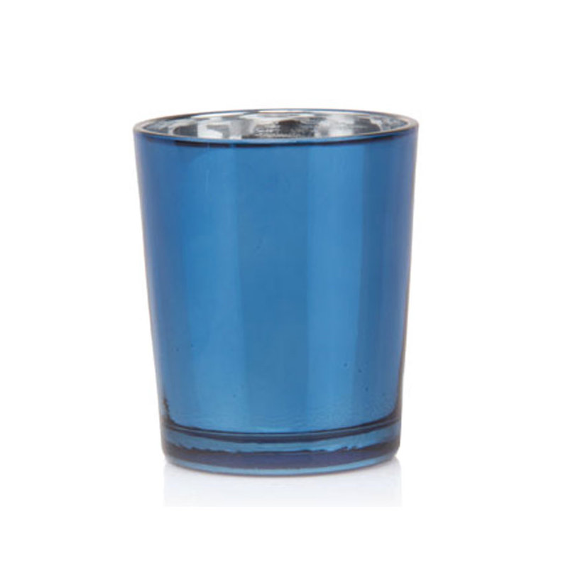 2.5cm Metal Tabletop Votive Holder, Cobalt
